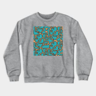 Matisse Inspired 70s Color Blobs Crewneck Sweatshirt